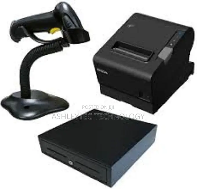 NEW Thermal Printer Cash Drawer And Scanner