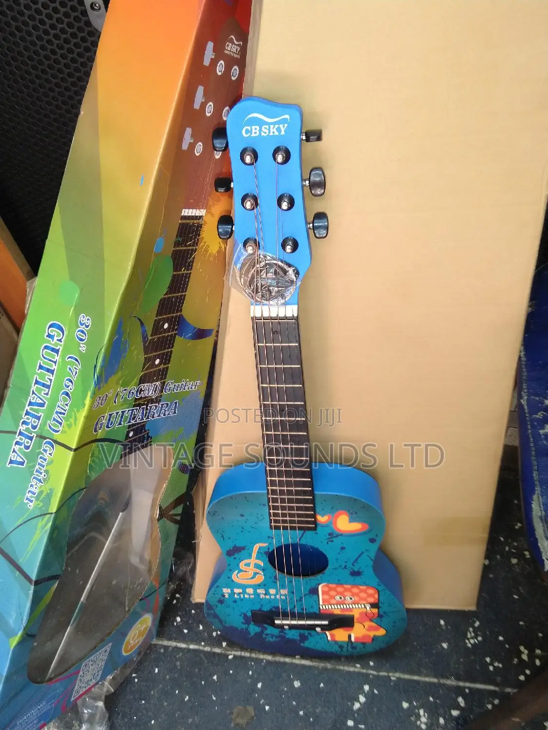 Junior Acoustic Box Guitar