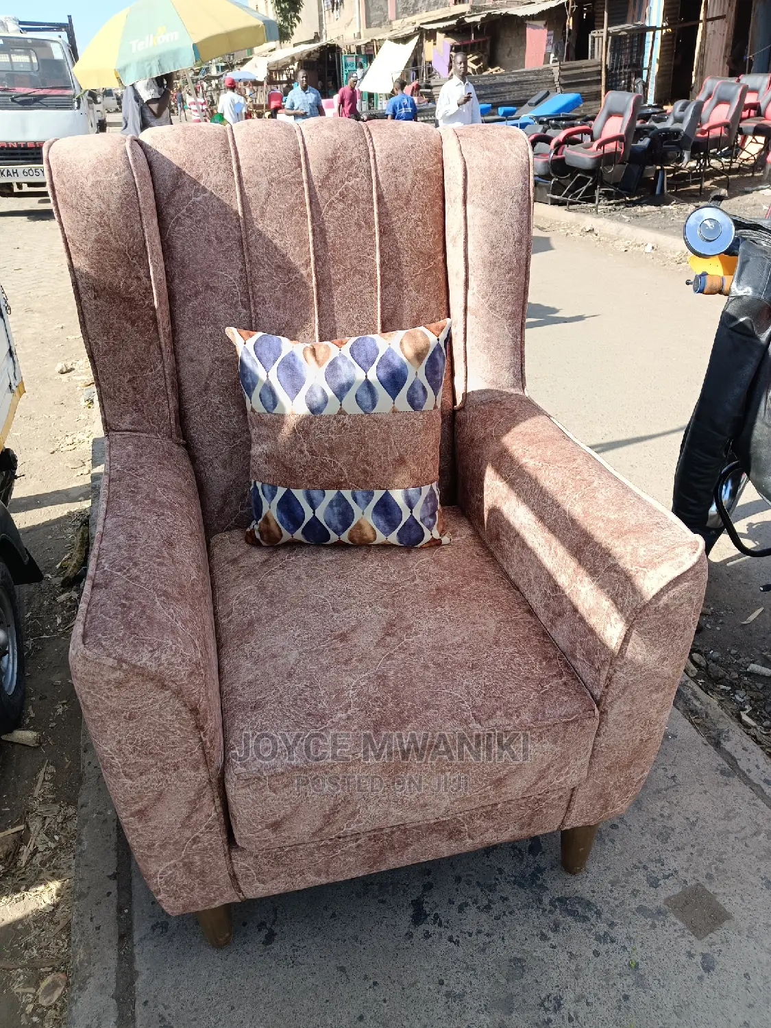 King Chair Light Brown in Colour.