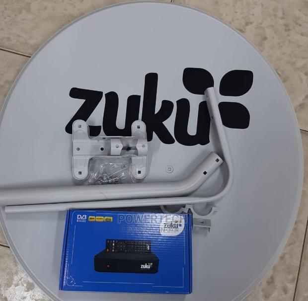 Complete Zuku Decorder+ Dish. - main view