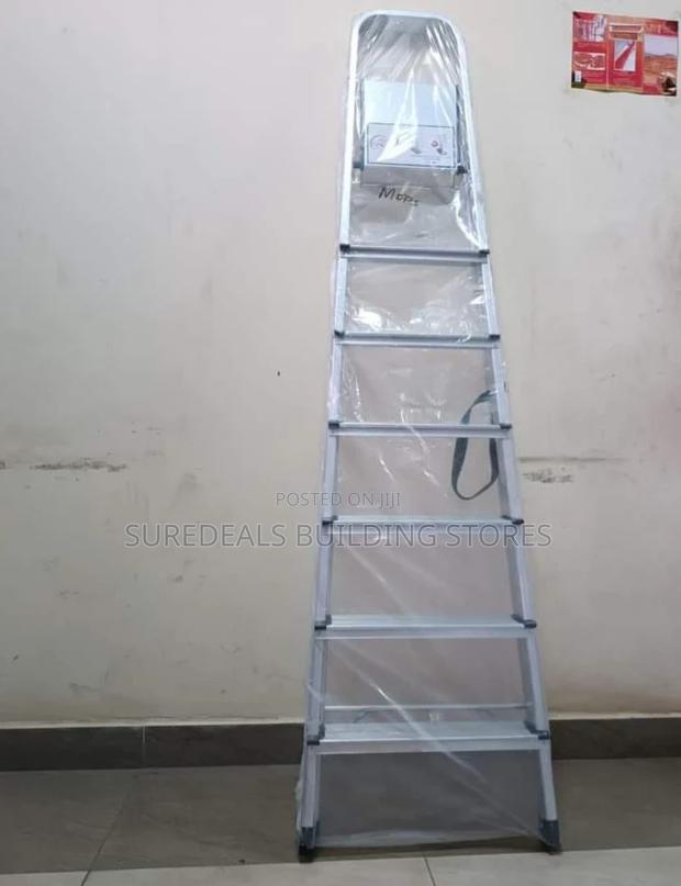 7 Steps Aluminium Household Step Ladder - main view