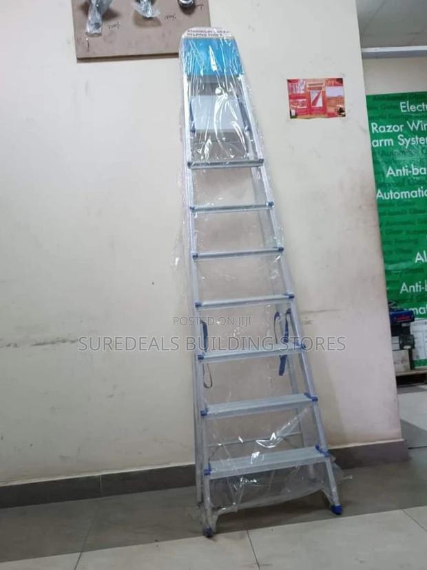 7 Steps Aluminium Household Step Ladder - thumbnail 2