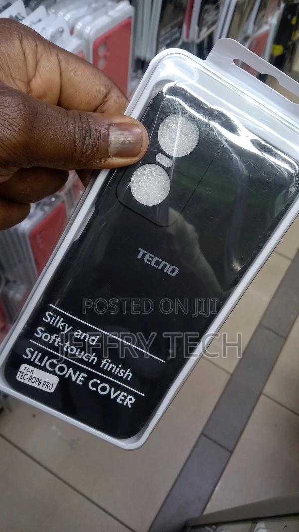 Silicon Case Soft TPU Phone Case on Tecno Pop6 6pro 6.56" B - main view