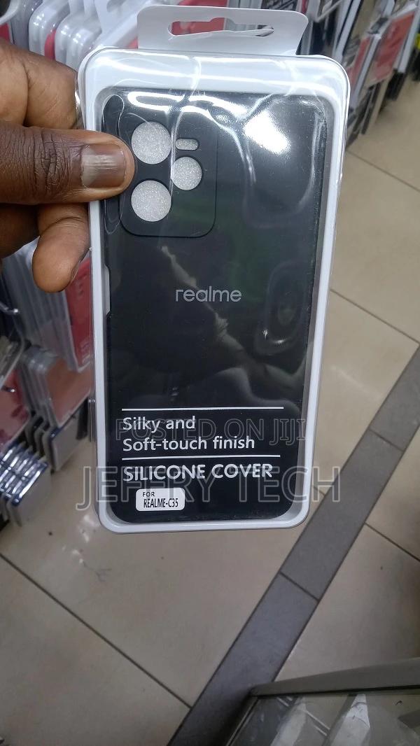 Silicone Matte Rubber Translucent Phone Case for Realme C35 - main view