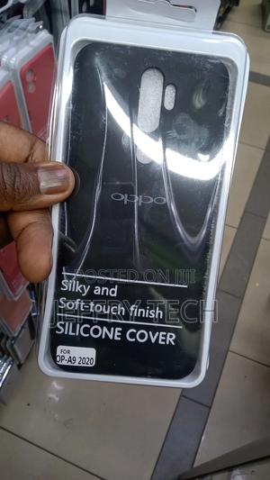 Back Cover for Oppo A9 2020 Safety Rubber Case With Soft Ru - thumbnail 2