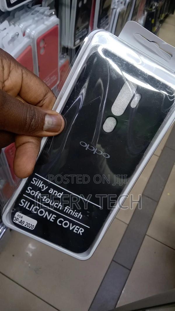 Back Cover for Oppo A9 2020 Safety Rubber Case With Soft Ru - thumbnail 3