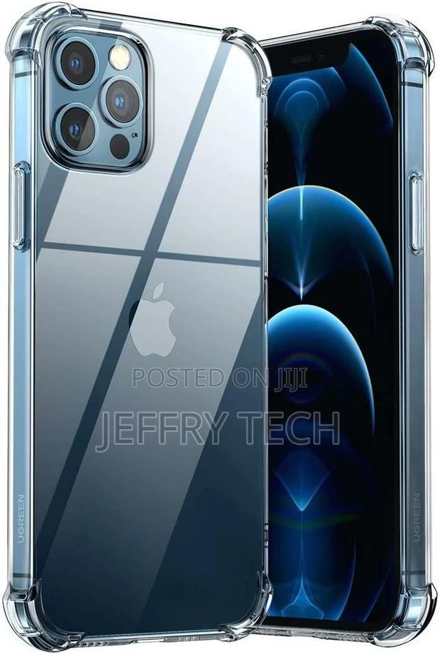 Case for iPhone 13 Pro Max 11 12 Transparent Clear Shockproo - thumbnail 2