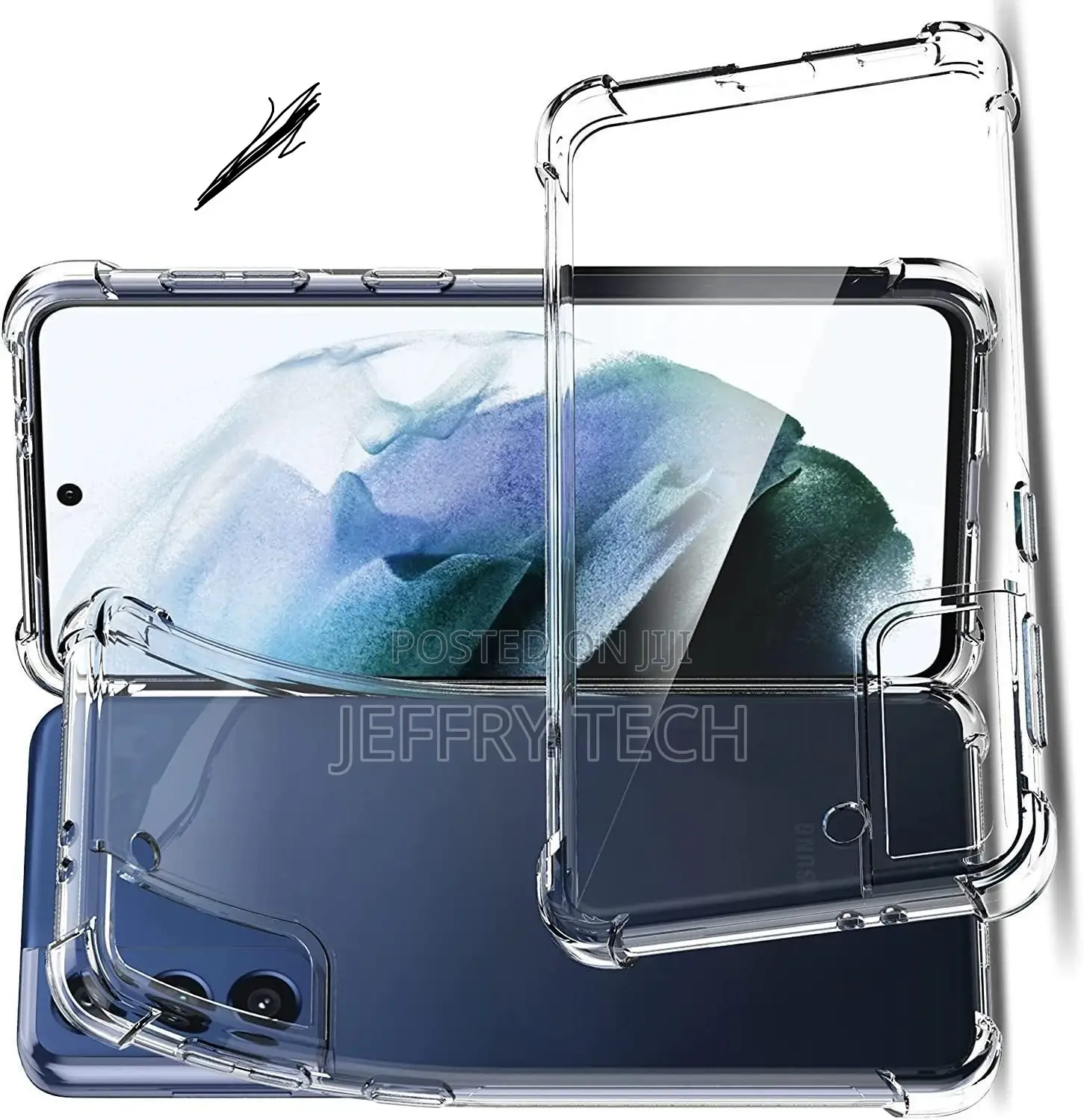 Samsung S21 Fe A33 A53 A13 A32 A52 Case Slim Gel Phone Cover