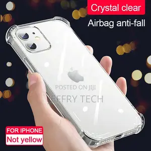 Shockproof Transparent Silicone Phone Case for iPhone 14 13