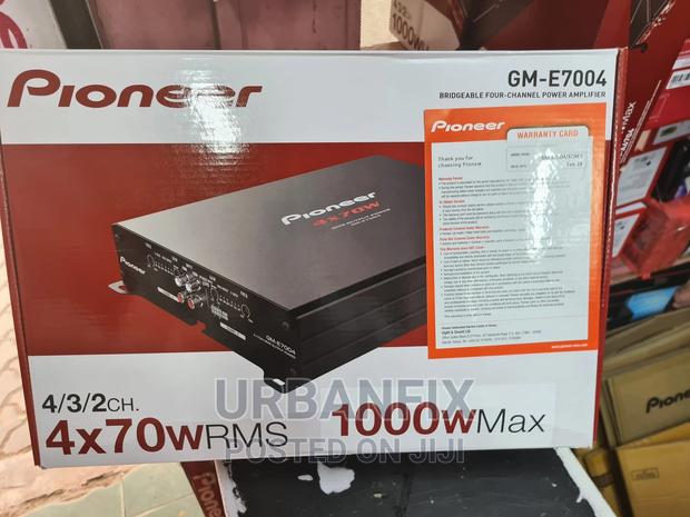 Pioneer 1000 Watts Gm-E7004 4 Channel Booster - main view