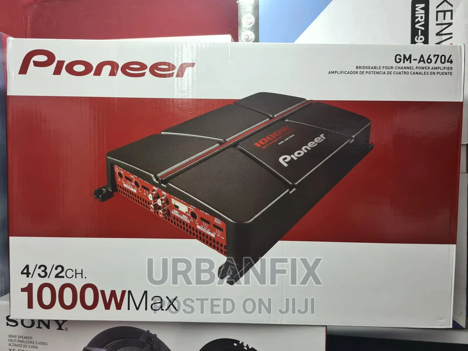 Pioneer 1000 Watts 4 Channel Gm-A6704 Model