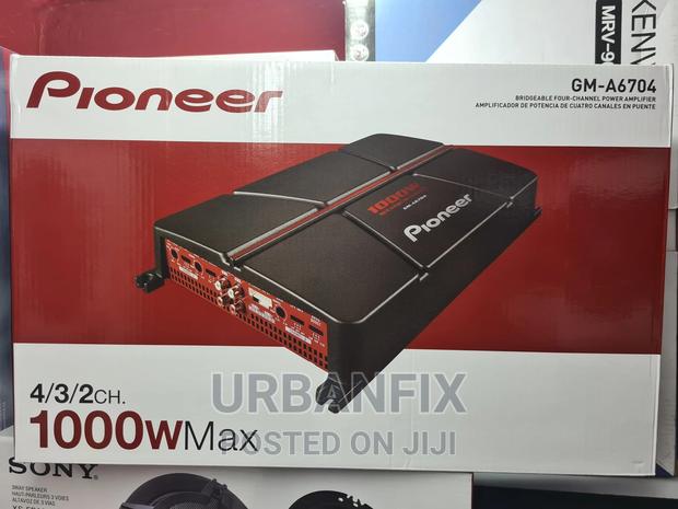Pioneer 1000 Watts 4 Channel GM-A6704 Model