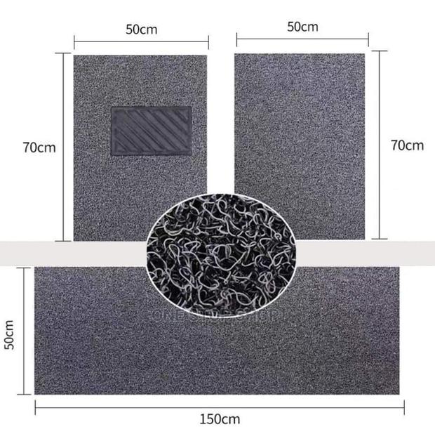 Grey Spaghetti Car Coil Mat 310*60cm (Roll)