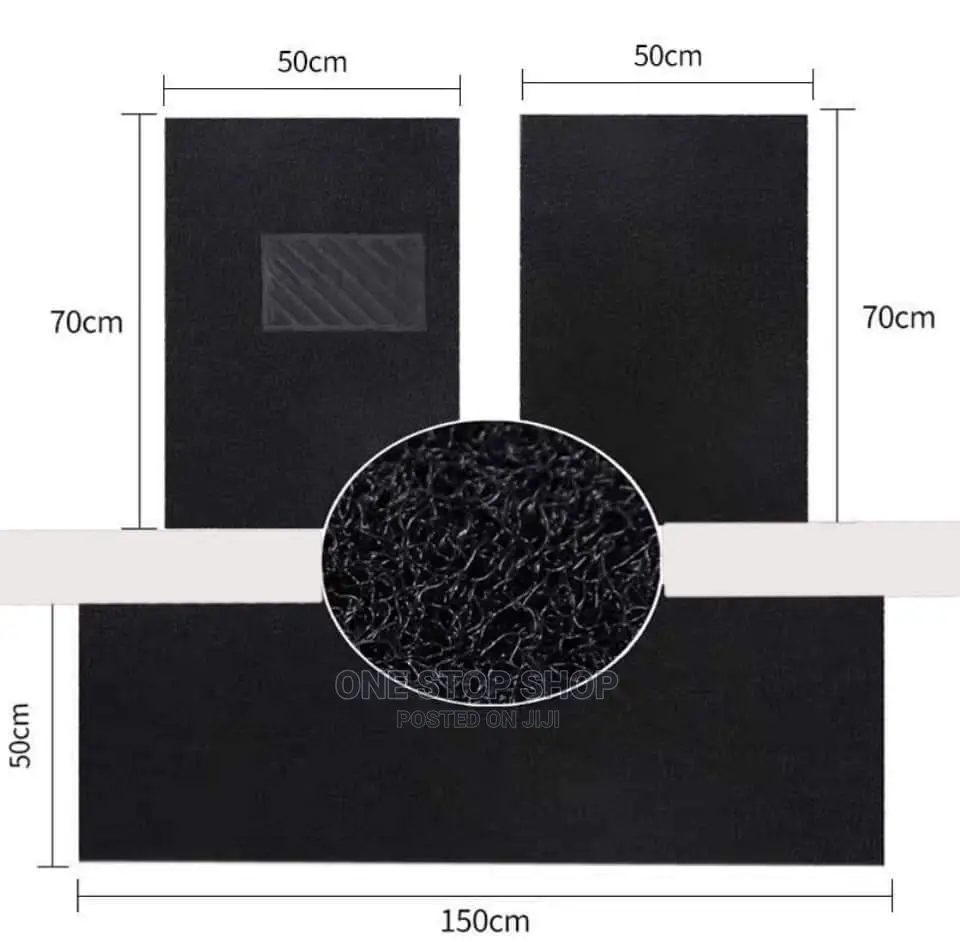 Black PVC Coil Mat