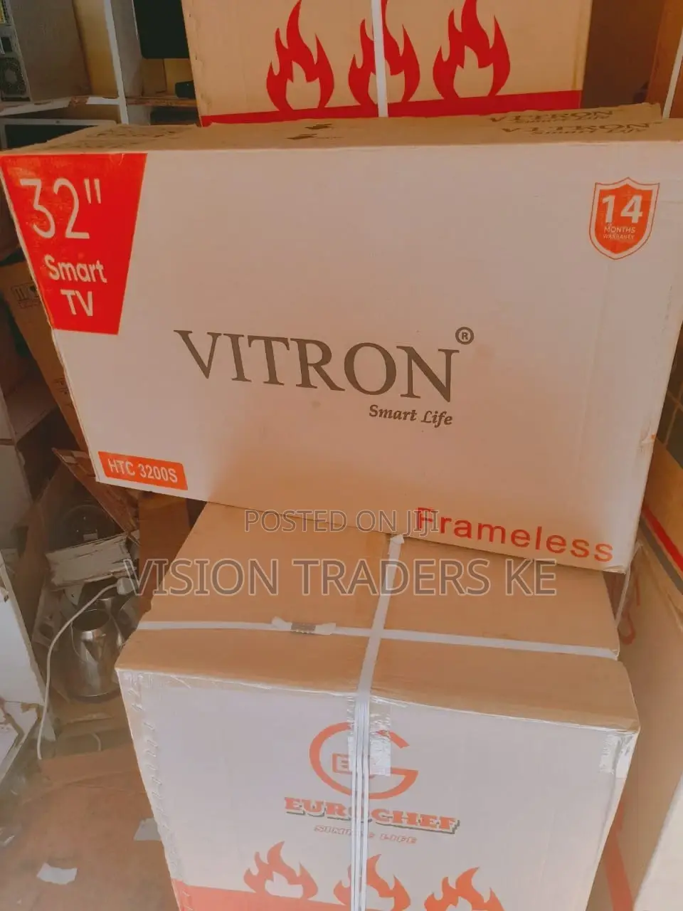 New 32 Inches Smart Frameless Tv