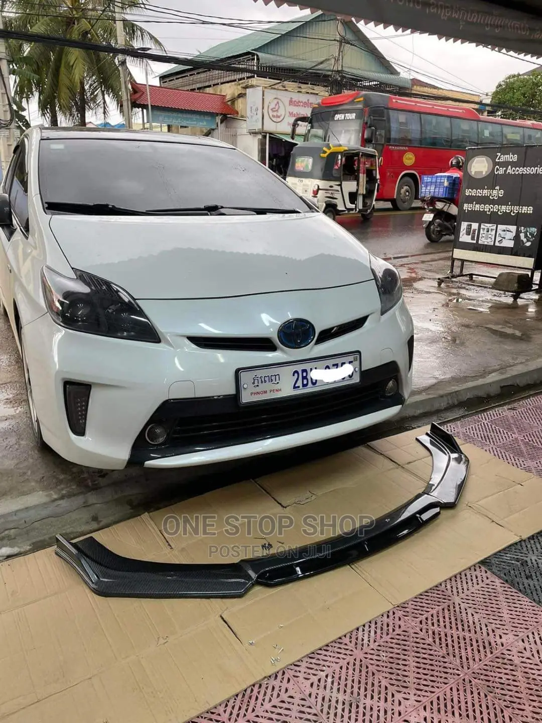 Gloss Carbon Black Front Bumper