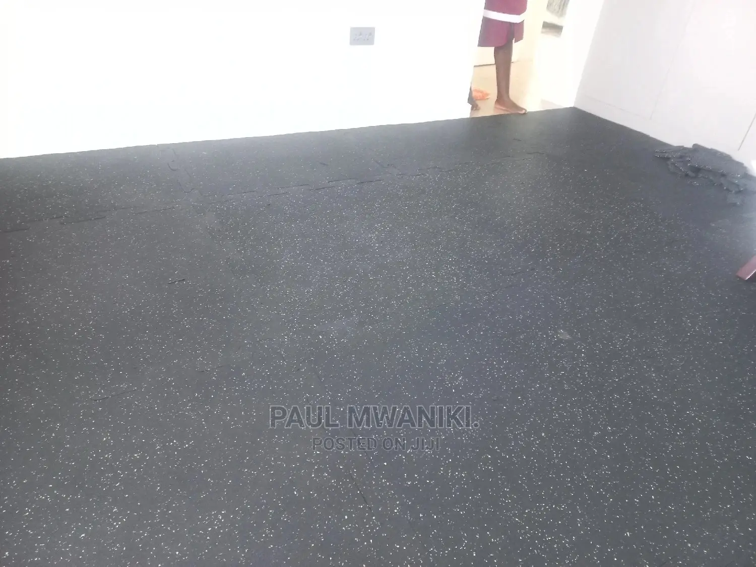 Heavy Duty Interlocking Gym Rubber Flooring Mats. 15mm