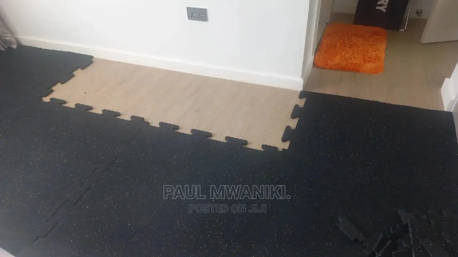 Heavy Duty Interlocking Gym Rubber Flooring Mats. 15mm