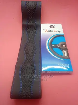 Auto Grip Leather Stitch Steering Cover( Withneedle+Thread)
