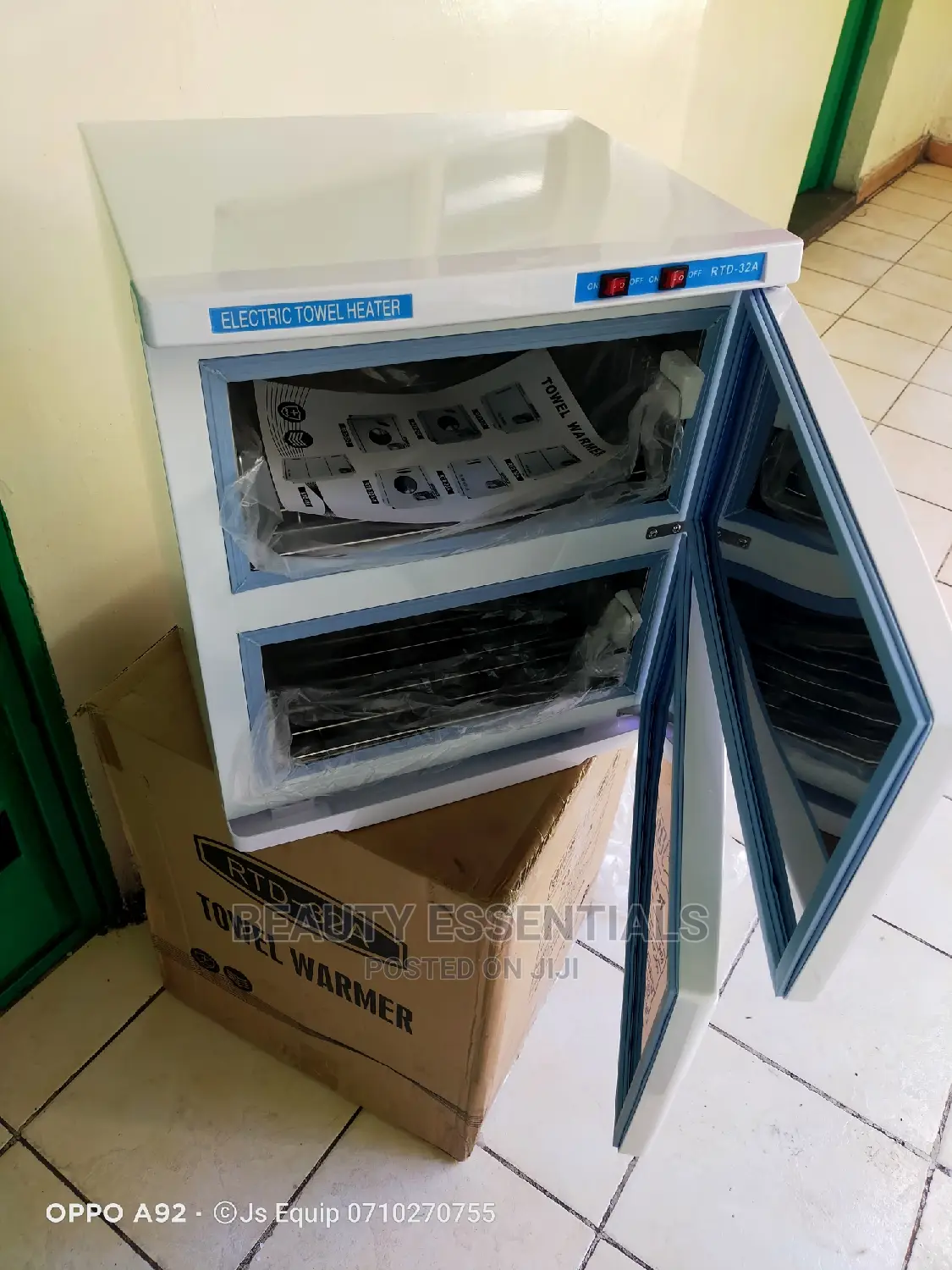 Double Towel Warmer Two Door