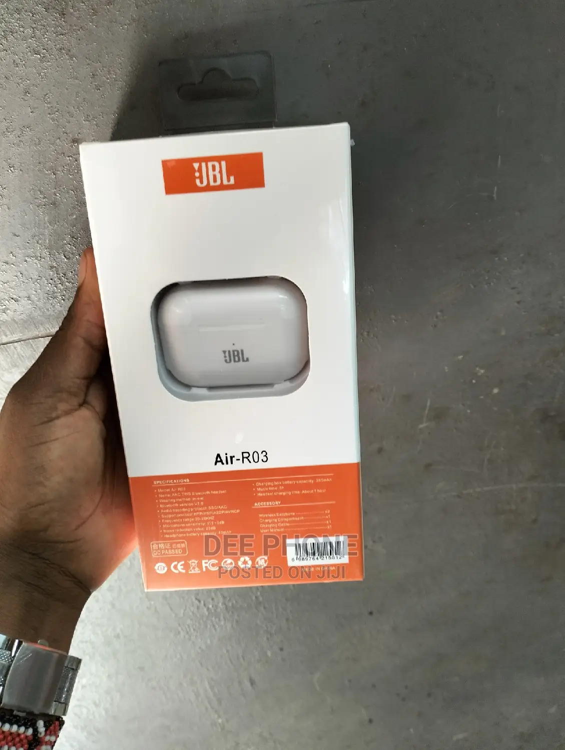 Jbl Air R03 Wireless Earbuds