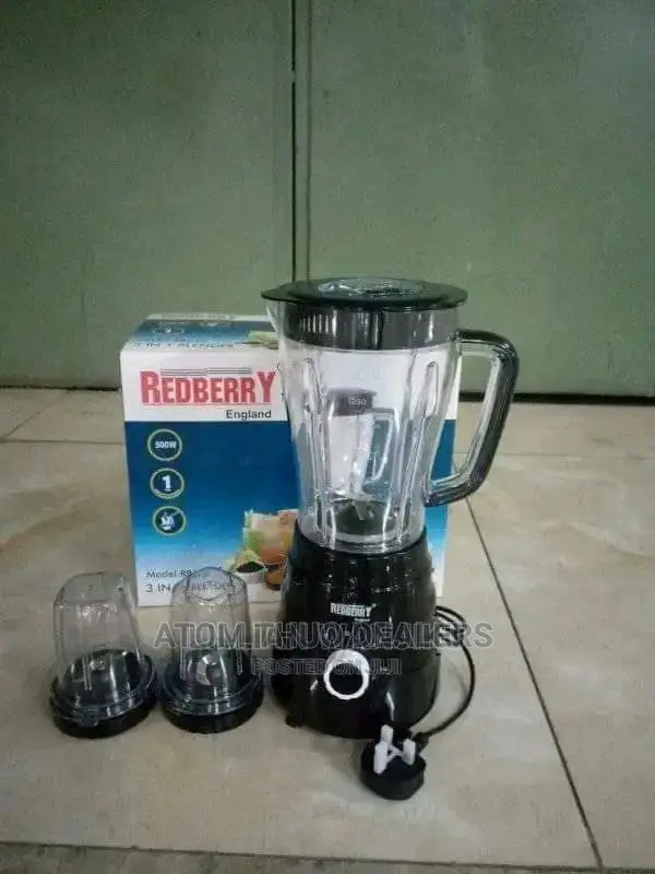 Redberry 3 in 1 Blender Brand New