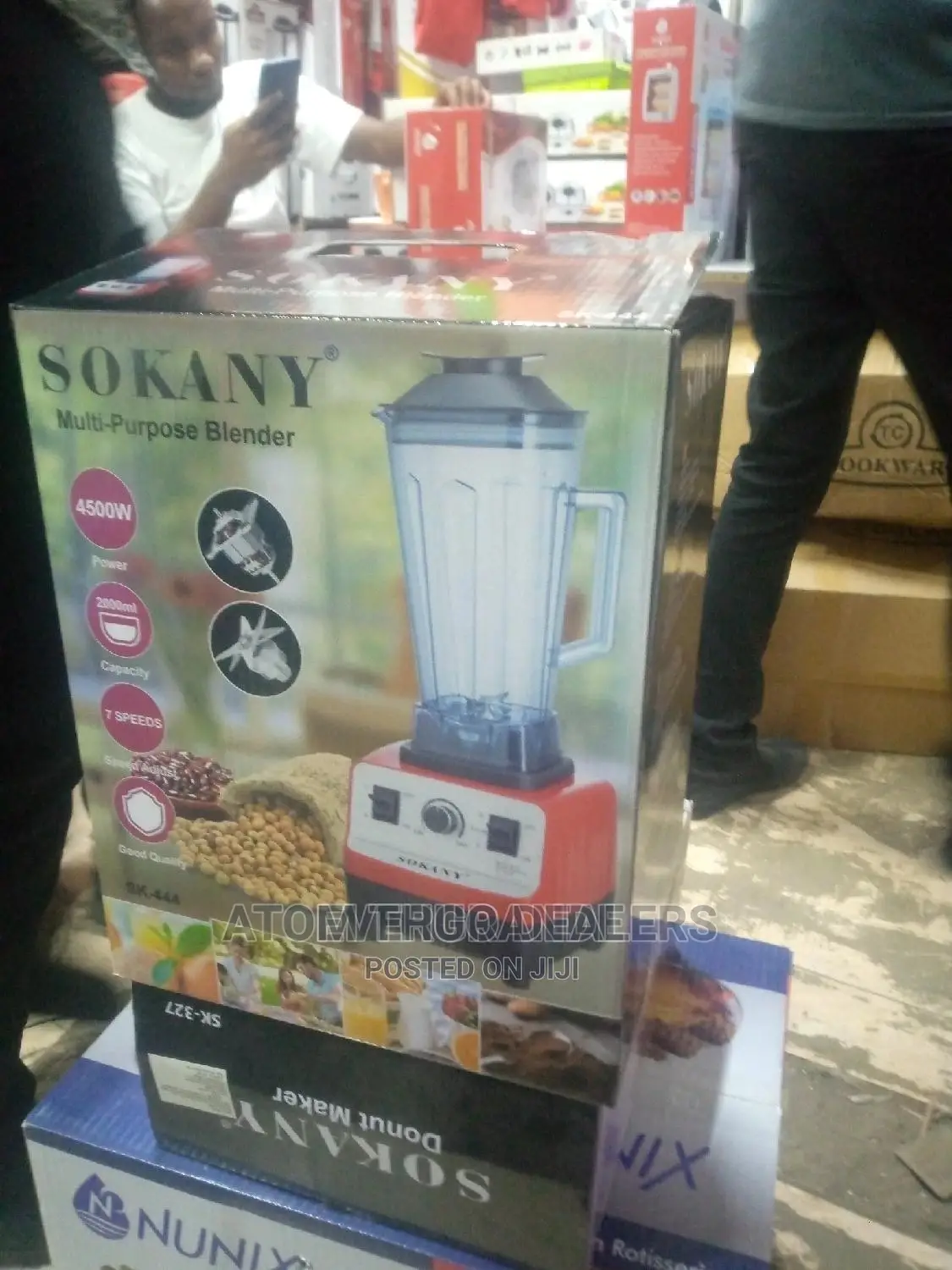 Sokany Commercial Blender 4500watts