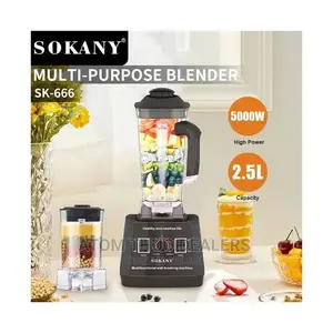 Sokany Commercial Blender 5000watts