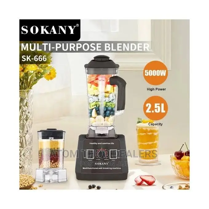 Sokany Commercial Blender 5000watts