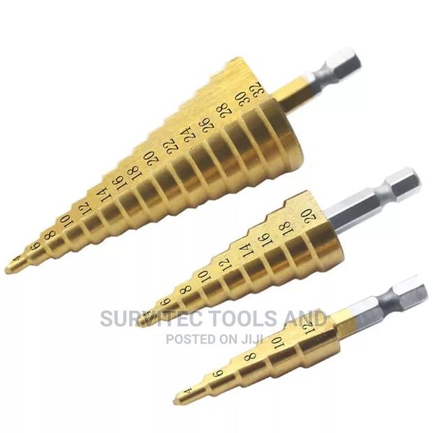 3pc Step Drill Bits - main view