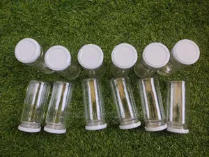 A Box of 76 Paragon Jars- 250ml Long Spice Jars With Lids