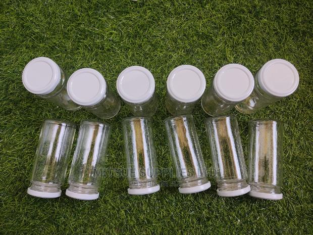 A Box of 76 Paragon Jars- 250ml Long Spice Jars With Lids