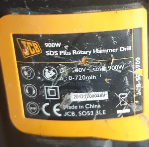 Hammer Drill - JCB 900w, Rotary 240v - Ex-Uk
