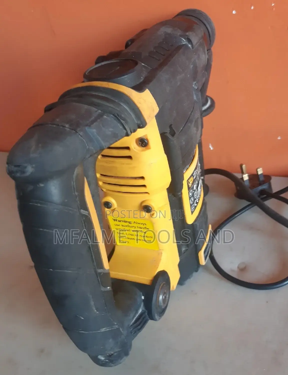 Hammer Drill - JCB 900w, Rotary 240v - Ex-Uk