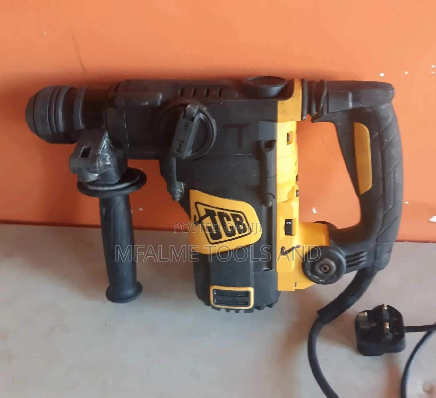 Hammer Drill - JCB 900w, Rotary 240v - Ex-Uk