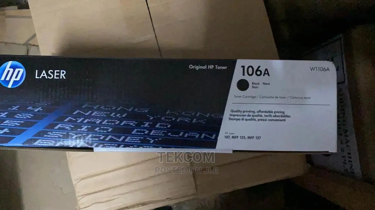 HP 106A Black Original Laser Toner Cartridge