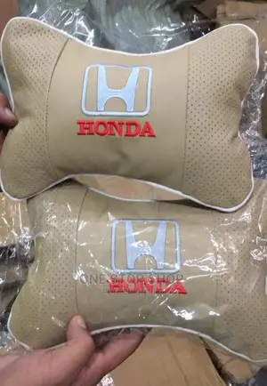 Baije HONDA Branded Leather Neckrest Pillows