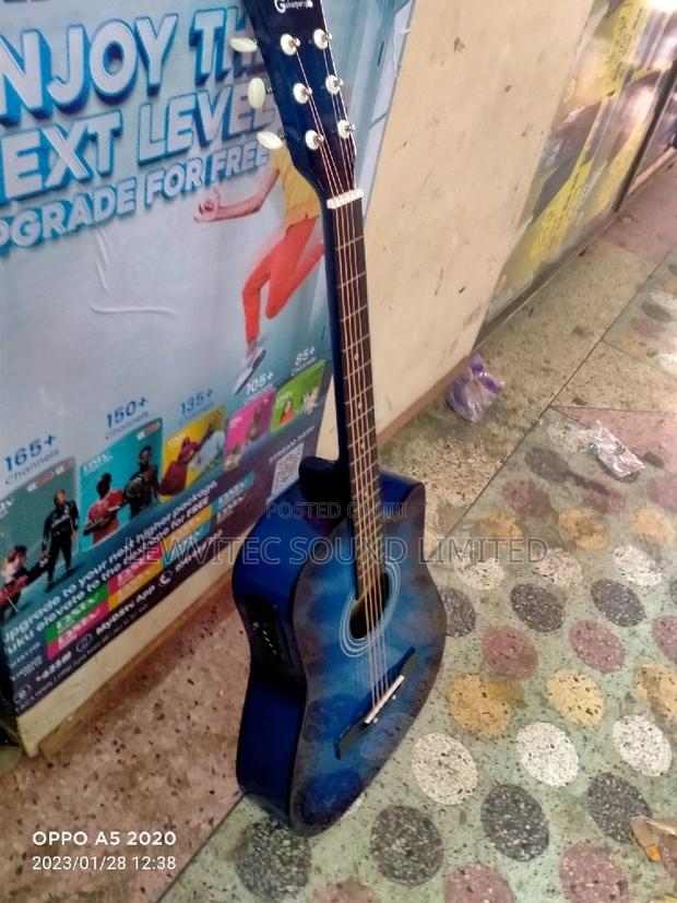 Semi Acoustic 38 Guitar Blue - main view