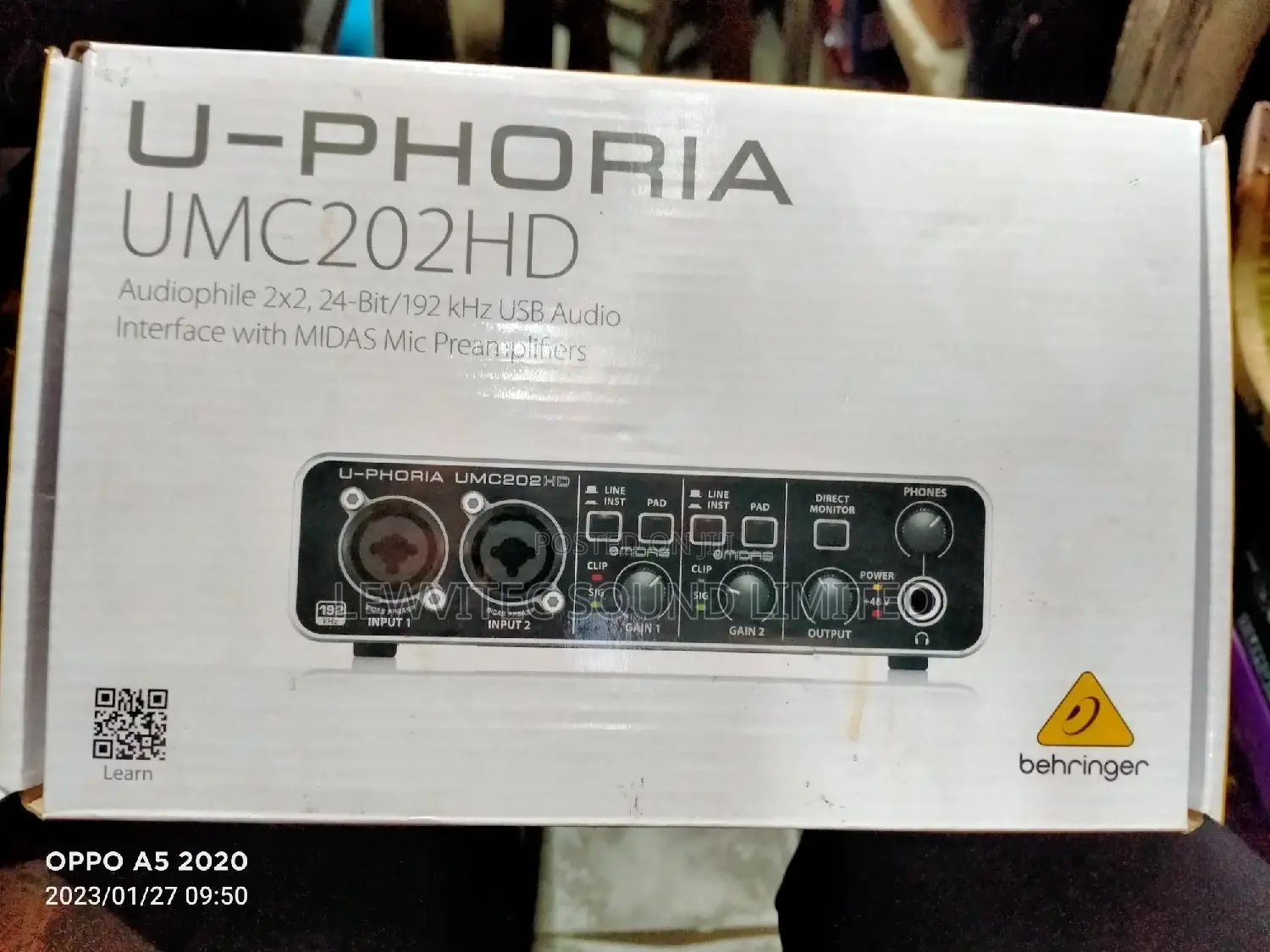 U Phoria 202 Interface