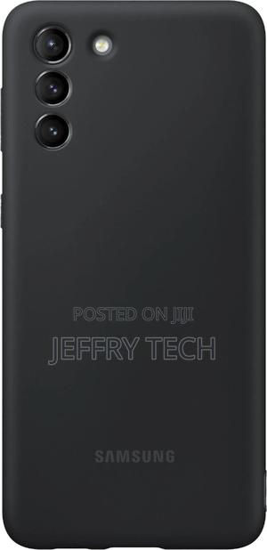 Samsung - Silicone Protective Case for Galaxy S21 - Black - thumbnail 2
