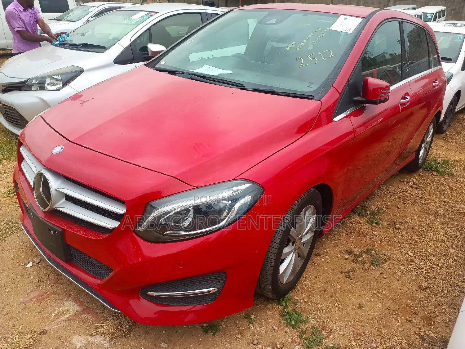 Mercedes-Benz B-Class 2015 Red