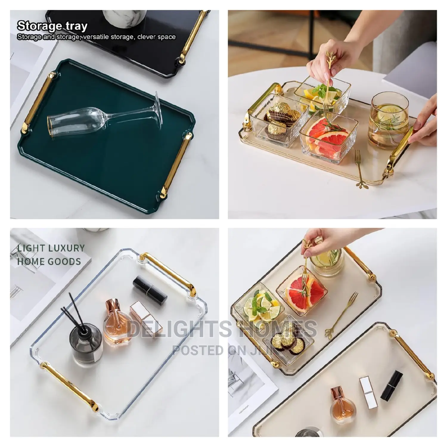 Rectangle Tray With Handle