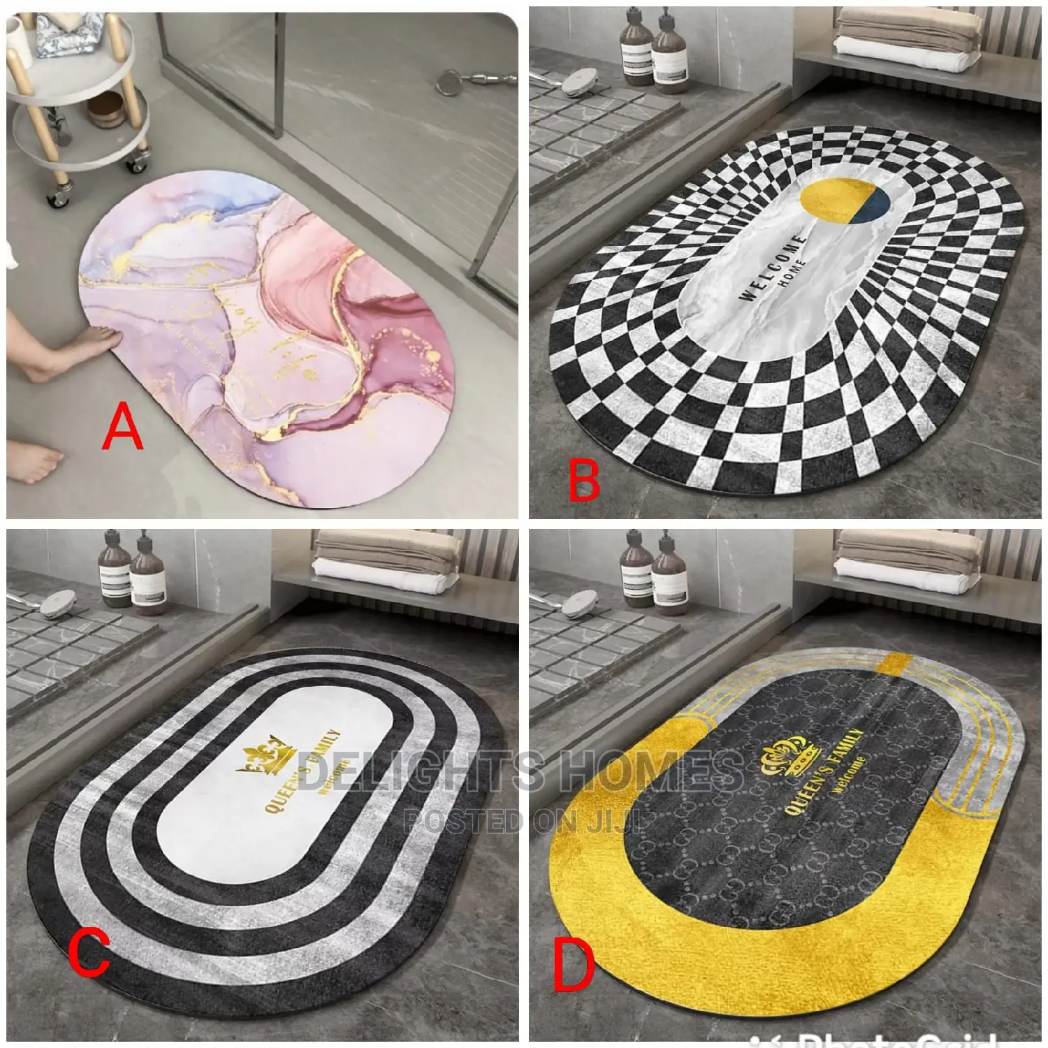 Antislip Absorbent Mat Marble*