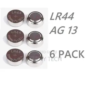 LR44 AG13 Silver Oxide Button Battery 1.5V