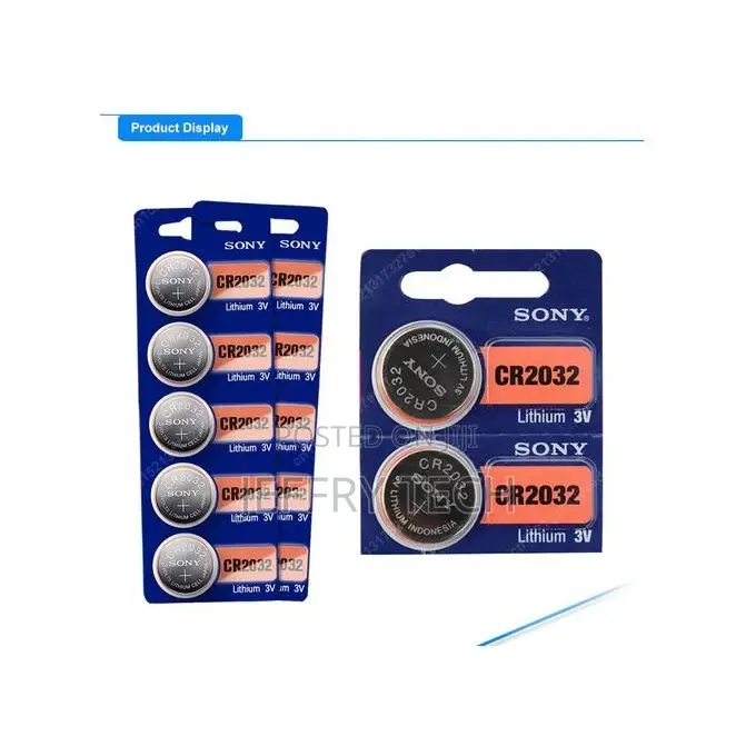 Sony Cr2032 Cell 3V Lithium Battery Remote Cr 2032 Cmos