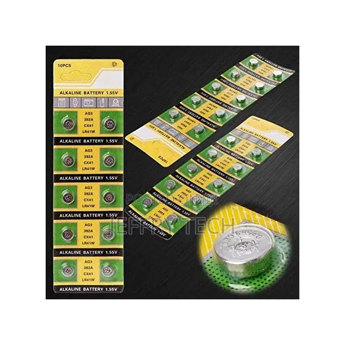10pcs AG3 LR41 Button Batteries 1.55V Coin Battery L736 384