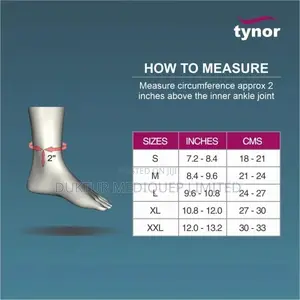 Tynor Anklets (Pair) - S, M, L, Xl, CH