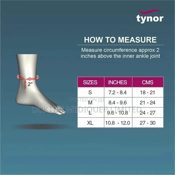 Tynor Anklets (Pair) - S, M, L, Xl, CH