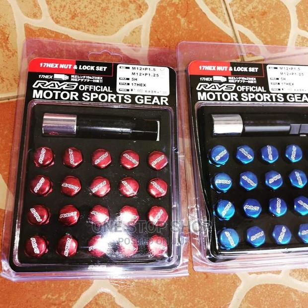 Rays 20pcs Block Hex Rim Nuts +Lock Nuts - main view