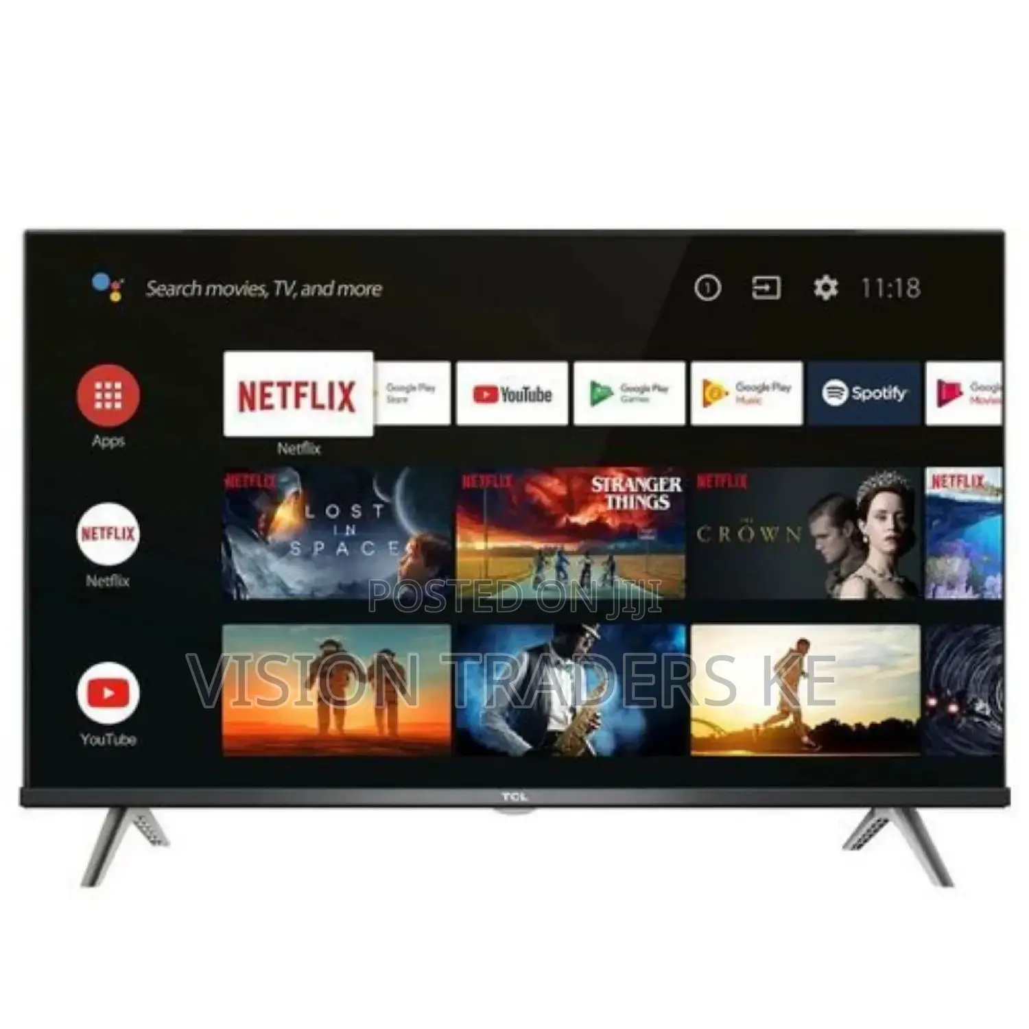 TCL 40 Inches Smart Android Frameless Tv